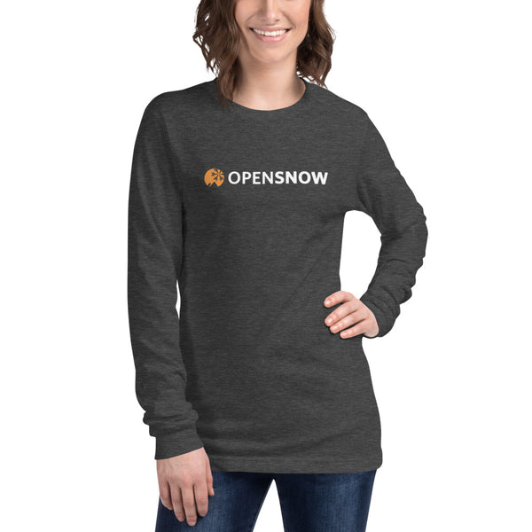 Women's Long Sleeve - OpenSnow Front Only Logo