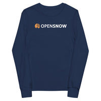 Youth Long Sleeve - OpenSnow Front Only Logo